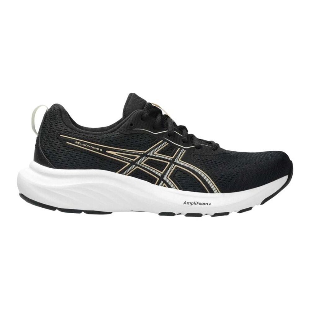 Asics Womens/Ladies Contend 9 Shoes / Black/Apricot